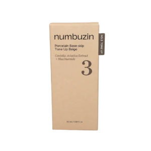 NUMBUZIN NO.3 PORCELAIN BASE-SKIN TONE UP BEIGE 50ML