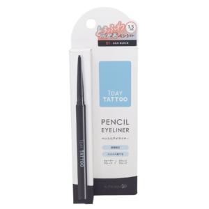 K-PALETTE 1 DAY TATTOO PENCIL EYELINER-01 SILK BLACK 1'S