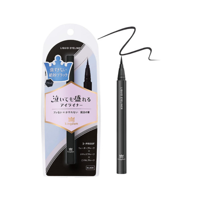 KINGDOM LIQUID EYELINER TP-BLACK 0.5ML