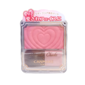 CANMAKE POWDER CHEEKS-P01 POWERFUL PINK 1.8G