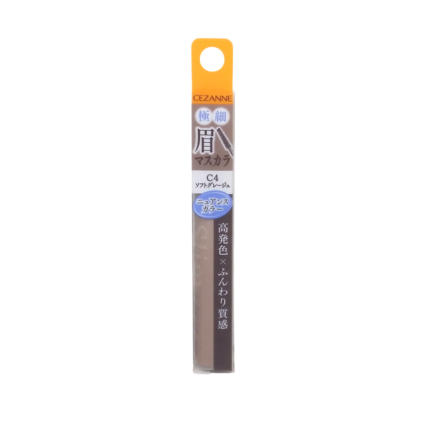 CEZANNE SLIM EYEBROW COLOR MASCARA-C4 SOFT GREIGE 4G