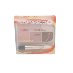 CEZANNE FACE EYE PALETTE-01 PURE CORAL 2.85G