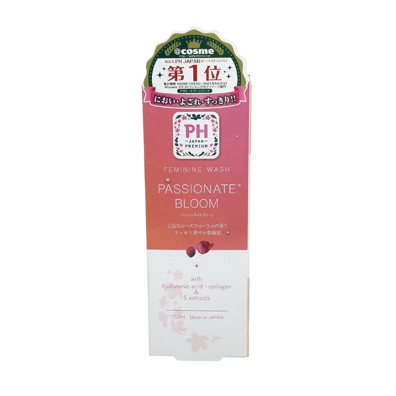 PH JAPAN FEMININE WASH-PASSIONATE BLOOM 150ML(PINK)