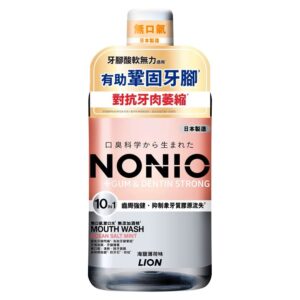 LION獅王NONIO齒周強健無口氣漱口水-海鹽薄荷味(不含酒精) 1000ML